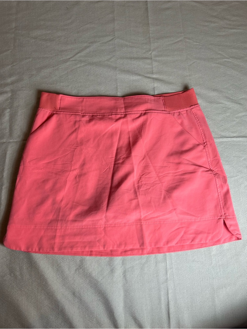 Women's Pink Active Mini Skirt with Stretch Waistband